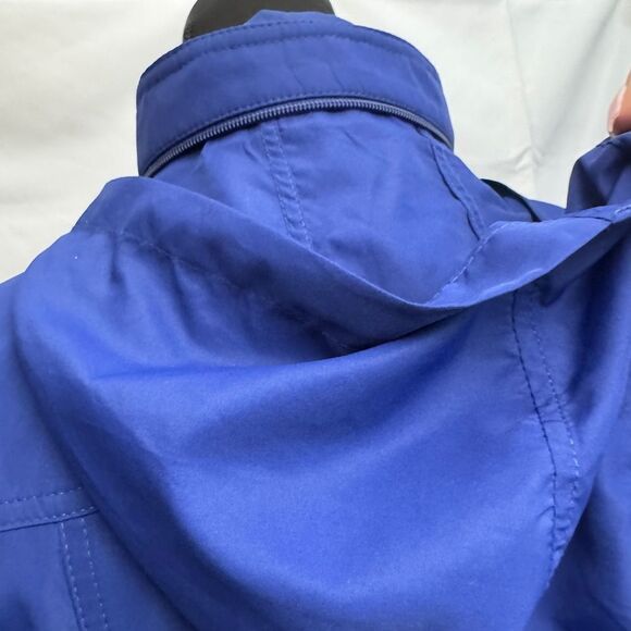 Liz Claiborne Light Hooded Jacket Blue - Picture 10 of 12
